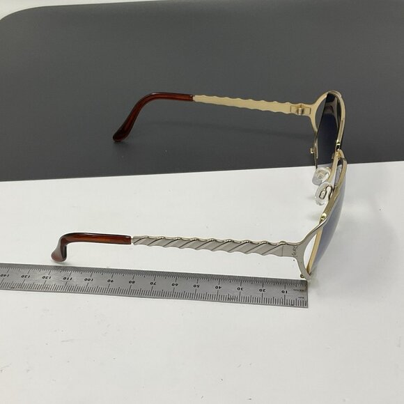 Yves Saint Laurent Vintage Gradient Sunglasses YSL 6056 y116 Gold & Silver main image 7